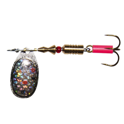 Блесна вращающаяся Trout Pro Aglia №3 ( серебро, цвет 67 )  ( FF-3-S-67 )
