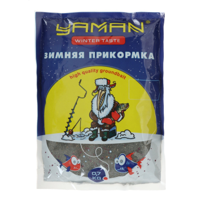 Прикормка Yaman Winter Taste Лещ зимняя (бисквит), цв. чёрный, 700 гр.