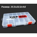 Коробка для приманок Vido Craft VD-3028 Fluorocarbox Clear Box, размер 35.5х22.2х4.6 см