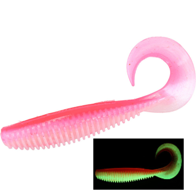 Силиконовая приманка Daiwa HRF Gaburi Curly 4.2 цвет P.G (4550133170331)