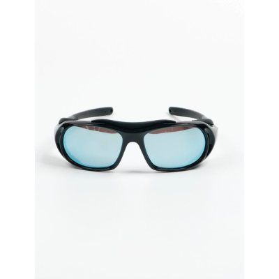 Очки поляризационные Extreme Fishing ADD-512, цвет оправы Блестящий черный, цвет линз Белый зеркальный