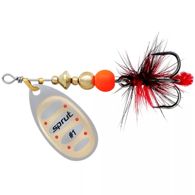 Блесна вращающаяся Sprut Alba Ball System Spinner #3 (7g/PTG)