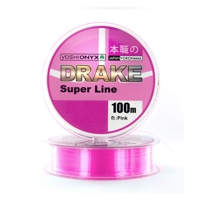 Леска Yoshi Onyx Drake Superline Pink 100m 0.181mm