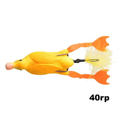 Приманка Savagear 3D Hollow Duckling Weedless L 10cm 40g 03-Yellow 57654