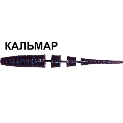 Силиконовая приманка Crazy Fish Polaris 2" 17-54-99-6 кальмар цв. Grape