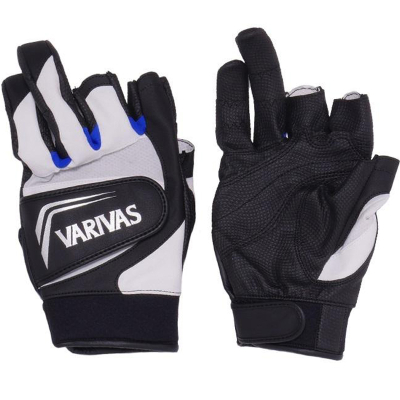 Перчатки с пальцами Varivas Magnet Glove 3 VAG-16 White LL