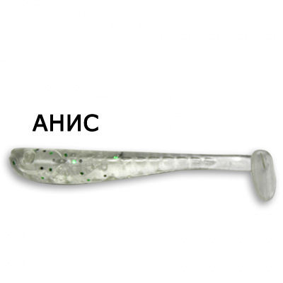 Силиконовая приманка Crazy Fish Nano Minnow 6-40-7-1 анис цв. ghost (призрак)