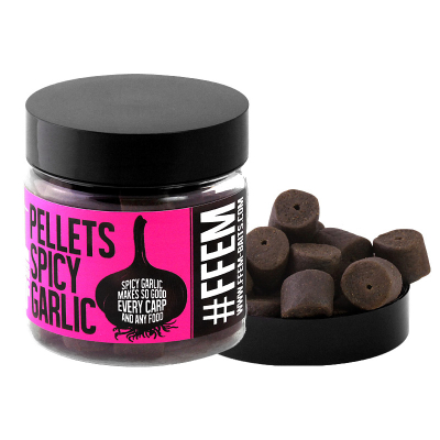 Пеллетс FFEM Hookbaits Pellets Spicy Garlic Halibut 14mm