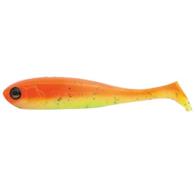 Силиконовая приманка Adusta Penta Shad 2" цвет #100 Green Chart Glitter Orange