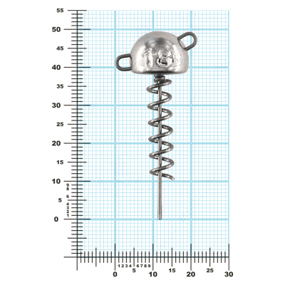 Мормыш Огрузка "Гриб Штопор" 40 мм, вес 18 гр (St-40-18)