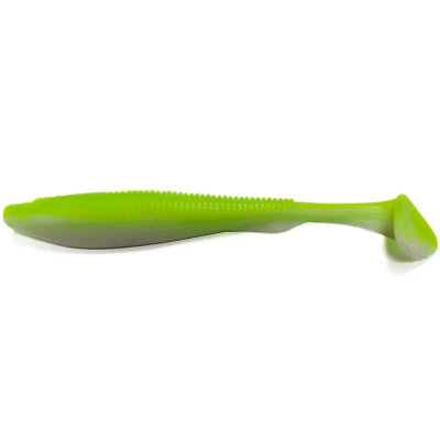 Силиконовая приманка Zemex Moby 4" цвет LS21, в уп. 5 шт