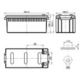 Аккумулятор Delta DTM 12200L 