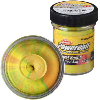 Паста форелевая икра желто красно зеленая Berkley EU SALMON EGG RAINBOW GLITTER (1633592)