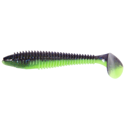 Силиконовая приманка Kaida Shrimp 3.2" 8cm 4g Blue/Green-7tails HT#010