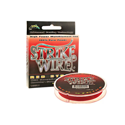 Шнур Strike Wire Extreme, 0,32mm25kg -135m - Red (красный) красный