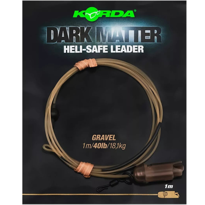Монтаж готовый Korda Dark Matter Leader Heli Safe Gravel 1м 40lb