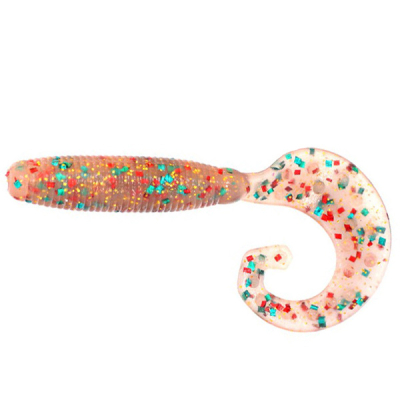 Силиконовая приманка Reins Fat G Tail Grub 4" цв. #406 Boil Shrimp