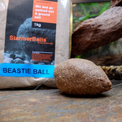 Прикормка Starmer Baits 1kg Beastie Ball Method Mixes 405  (бисти балл)
