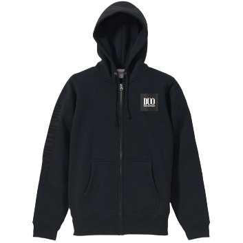 Толстовка с капюшоном DUO Quad Logo Hoodie #Black XXL