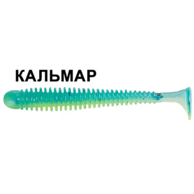 Силиконовая приманка Crazy Fish Vibro Worm 2" 3-50-40d-6 кальмар цв. 40D
