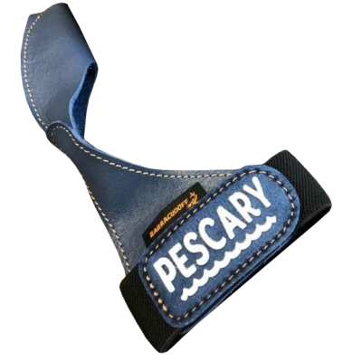 Напальчник Barracudoff без резинки из кожи Волна(Голубой) размер L