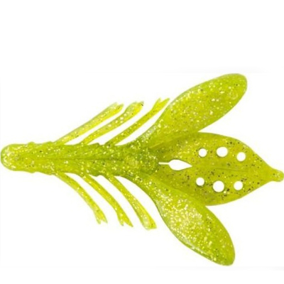 Мягкая приманка Allvega Juicy Craw 9см 12,5г (3шт.) цв.Chartreuse