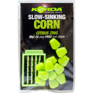 Имитационная приманка Korda Slow Sinking Citrus Zing Corn Green KPB01 (цитрус зерна зеленой кукурузы) 