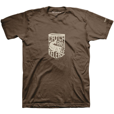 Футболка Simms Catch & Release T-Shirt, XXL, Brown