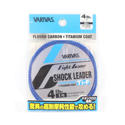 Флюорокарбон Varivas Light Game Shock Leader Ti Fluoro Carbon 30м #1,5
