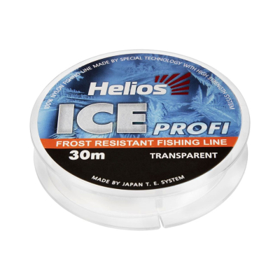 Леска Helios Ice Profi Nylon Transparent 30m 0,12mm