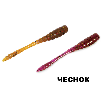 Силиконовая приманка Crazy Fish Tipsy 1.2" 69-30-12/32-5 чеснок цв. ultraviolet (ультрафиолет)/ цв. dark beer (темное пиво)