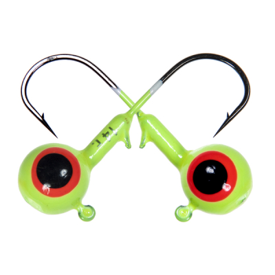 Джиг шар Strike Pro крашеный с глазами 1,75гр кр. №2 10шт лимонный PJH-02 #LEMON