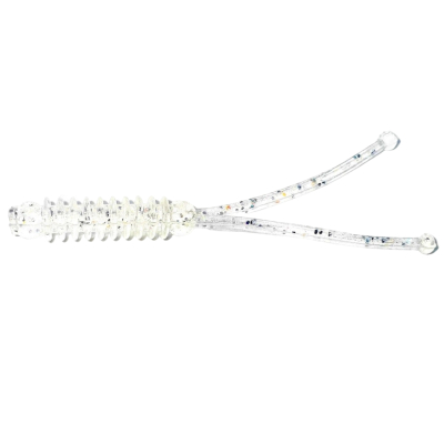 Силиконовая приманка Boroda Baits Plankton цв. CRYSTAL SILVER