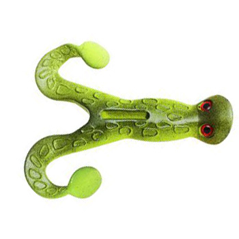 Силиконовая приманка Z-man Pop Frogz 4" Natural/Chart Belly