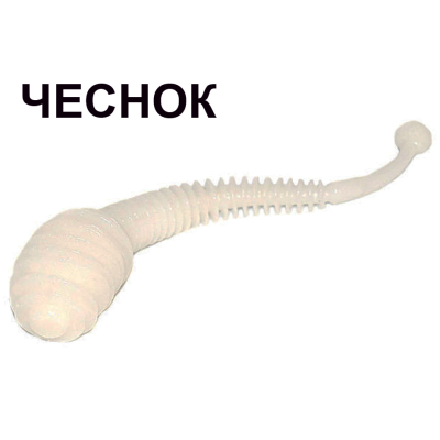 Мягкая приманка Boroda Baits Antares Medium цв. Белый, аттр. Чеснок, 7 шт./уп.