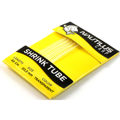 Трубка термоусадочная Nautilus Shrink Tube 2.5мм 60см Clear