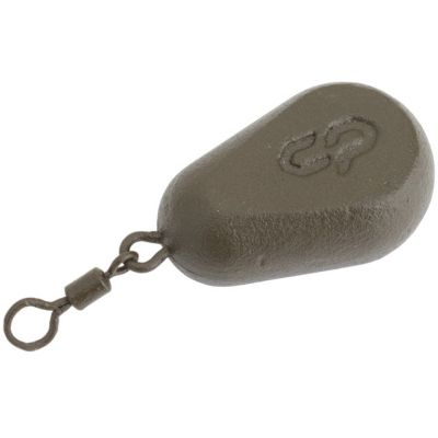 Грузило Carp Pro Flat Pear Weedy Green 100г