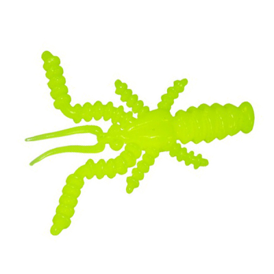 Силиконовые приманки Русская Фишка Москит, Креветка 3,5 см (Цвет 3, Лайм)