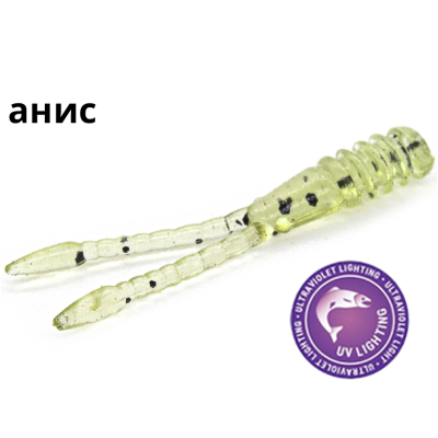 Силиконовая приманка Rampage Burny Hog 1" (анис) цв. #013 (14 шт)