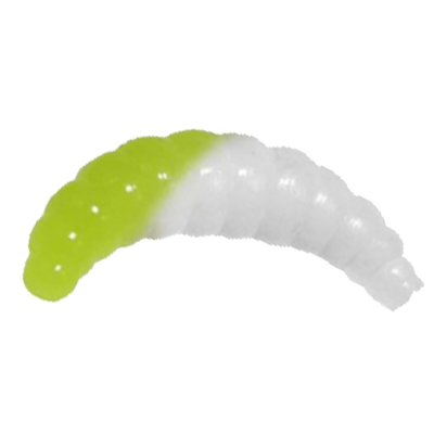 Силиконовая приманка River Lynx Drakkar цв. # 206 white+chartreuse белый+шартрез