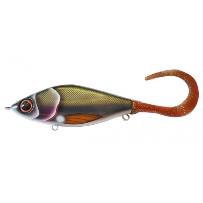 Джеркбейт Strike Pro Guppie тонущий 13,5см 120гр EG-208#TR-014G (Kemijoki - Motoroil Glitter)