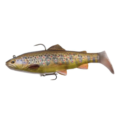 Приманки Savage Gear 4D Trout Rattle Shad 12.5 03-Dark Brown Trout 57407