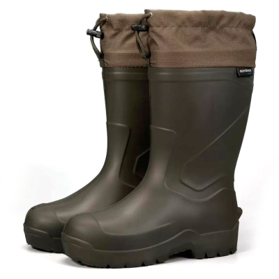 Сапоги Nordman Active Pro, мужские из ЭВА, утепленные мехом, с манжетой, оливковые (42/43)