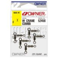 Вертлюг тройник Owner W Crane Combi №7x10 5шт