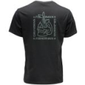 Футболка Grundens Socket SS T-Shirt SMU, Charcoal Heather, S