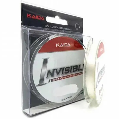 Леска Kaida Invisible Fluorocarbon 50m прозрачная 0,37мм