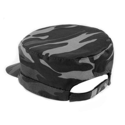 Кепка на застежке Novatex (рип-стоп), черная КМФ