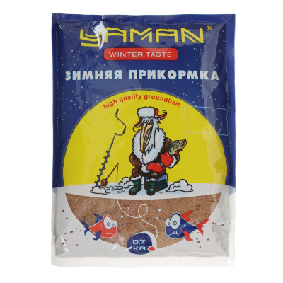 Прикормка Yaman Winter Taste Плотва зимняя (тутти-фрутти), цв. оранжевый, 700 гр.