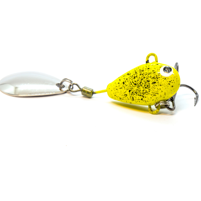 Тейл-спиннер UF-Studio Hurricane 18g цв. Yellow