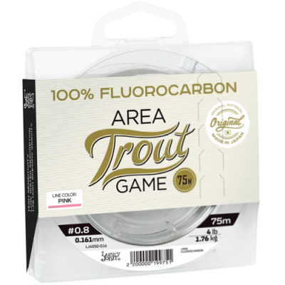 Леска Lucky John Area Trout Game Fluorocarbon Pink 075/018